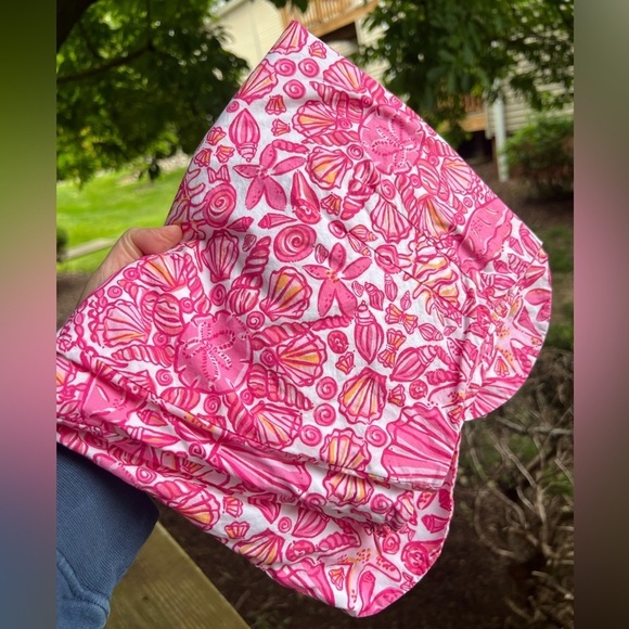 Lilly Pulitzer Lynnie Scallop hem mini skirt Hotty Pink Sailors Valentine sz 10 - Picture 2 of 9